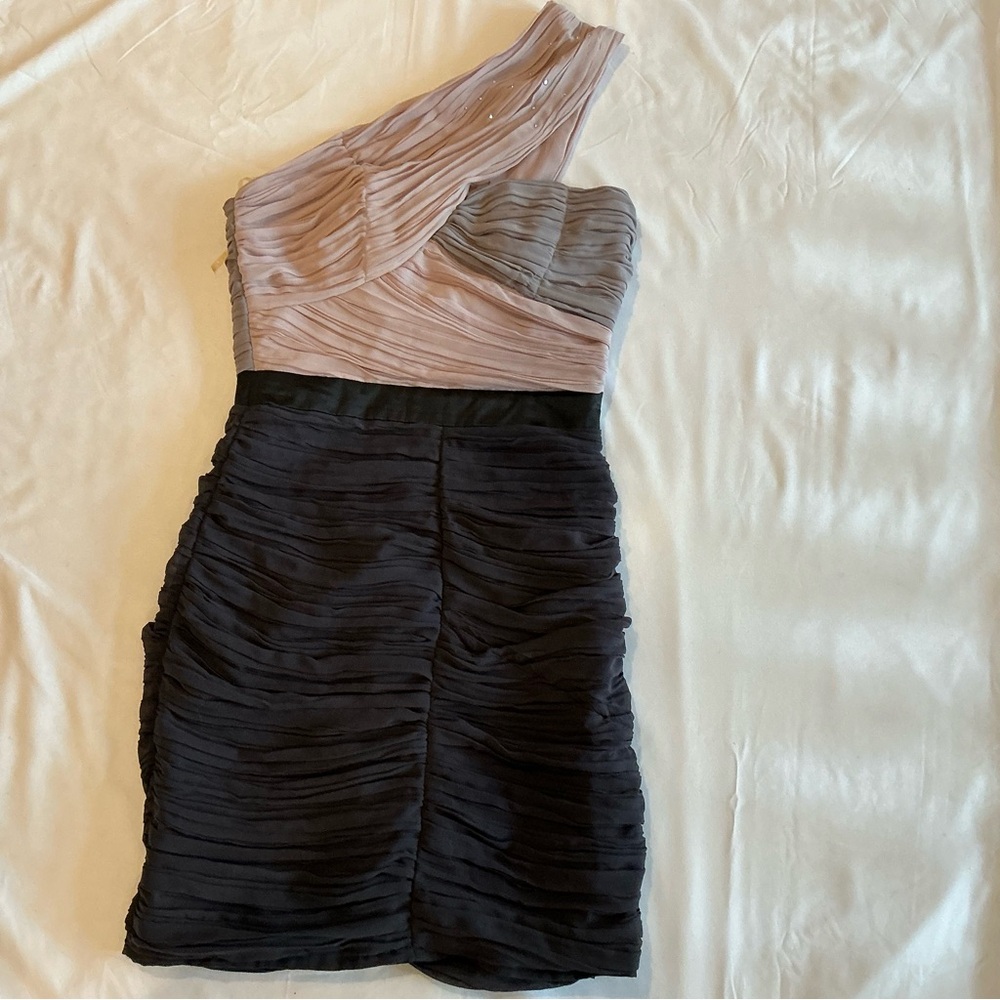 Lipsy London Black and light pink mini dress size 4
